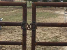 Farm Fence Gate Horse Shoe Weld in Loch Lloyd