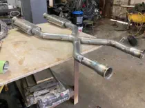 Stainless Exhaust on Classic Car